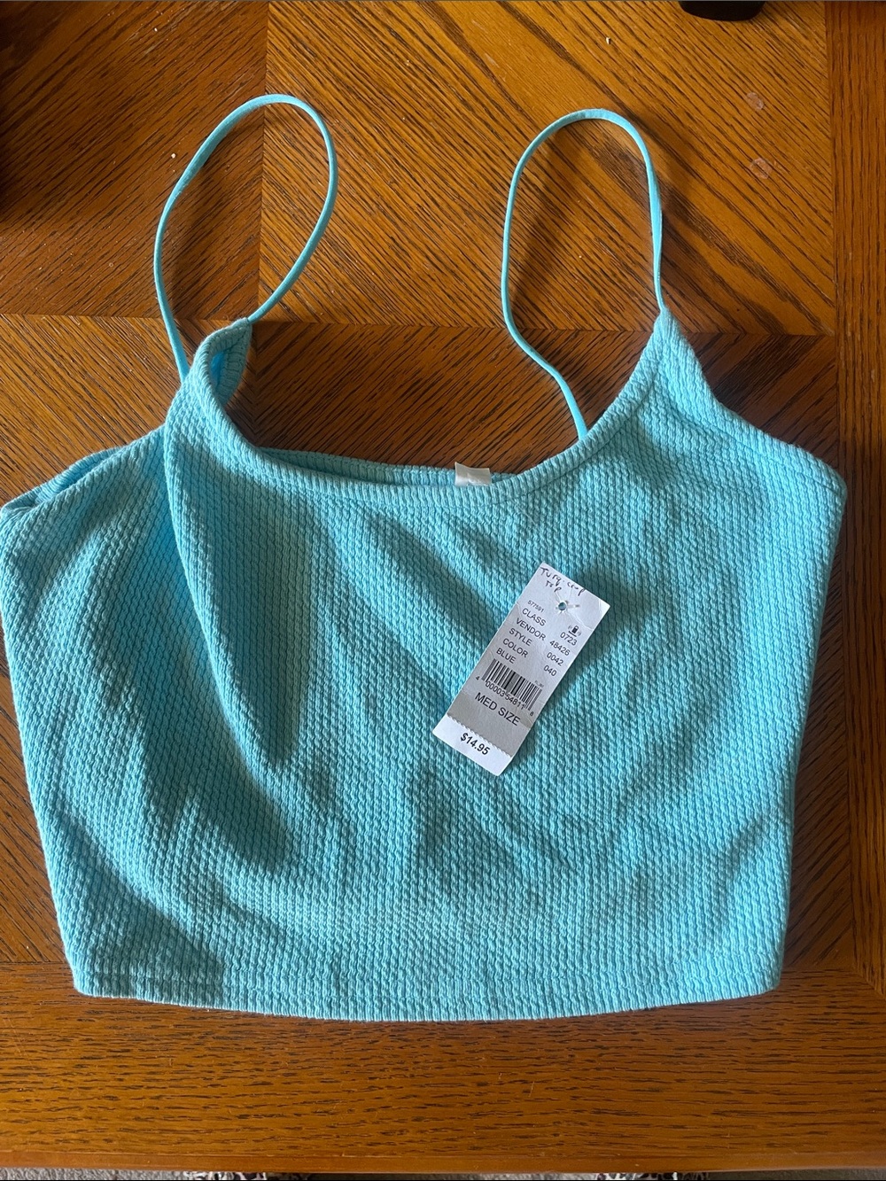 PAC sun turquoise top